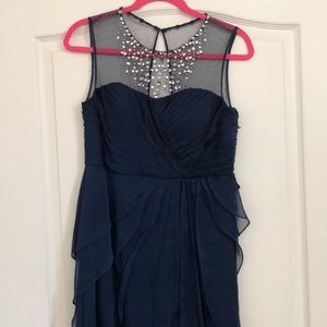 Adrianna Papell Navy Blue Dress